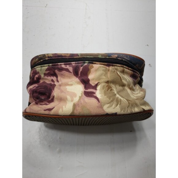 Avon Autumn Rose Travel Set Duffle Bag Satchel & Make Up Bag Set Of 3 Pre Owned - Picture 5 of 15